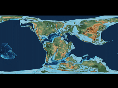 Kreide vor 120 Millionen Jahren / 
© EarthByte Group